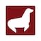 Sign Solutions Usa Seal Viewing (Symbol), Aluminum, 18 in x 18 in DUS08DWT1818RS-106 - alternate 1